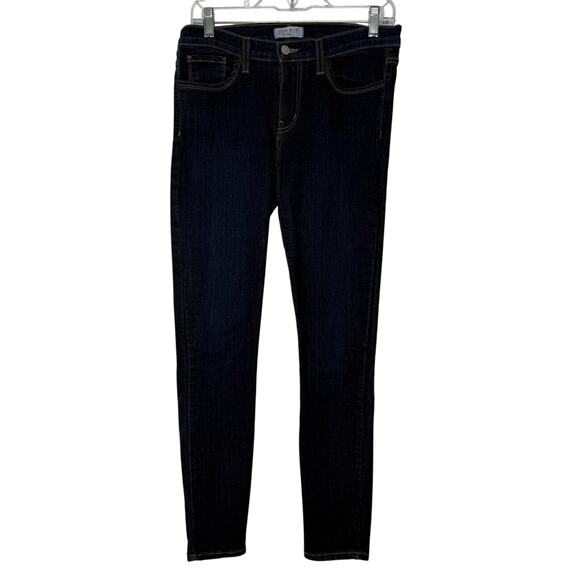 Judy Blue Jeans 11 30 Dark Wash Skinny Stretch High Rise Made in USA Curvy Fit - Picture 1 of 6